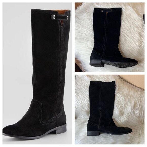 Seychelles Nothing to Hide Nubuck Boot Black Size 7 - Picture 1 of 12